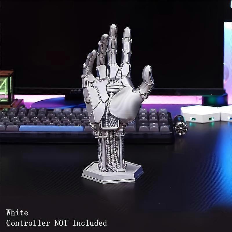 1PC Cyberpunk 3D Printed Game Controller Stand ️ - Adjustable ABS Desk Organizer for Controllers/Phones, Multi-Functional Gamer Accessory, B