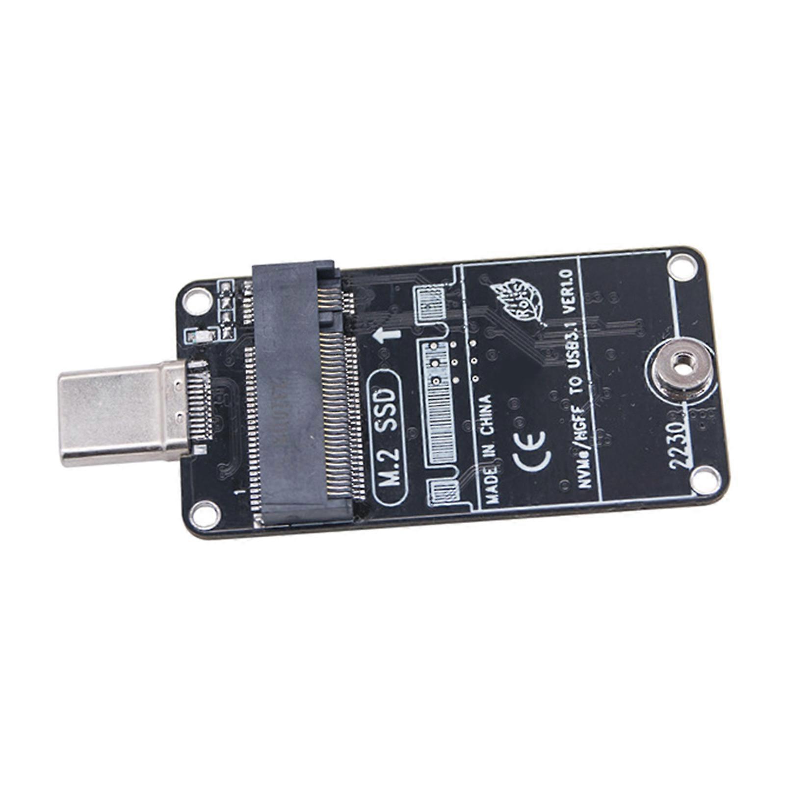 M.2 2230 SSDs to USB C Converters Two Protocol Support for Laptop Tablets External Storage Expansion Multicolor