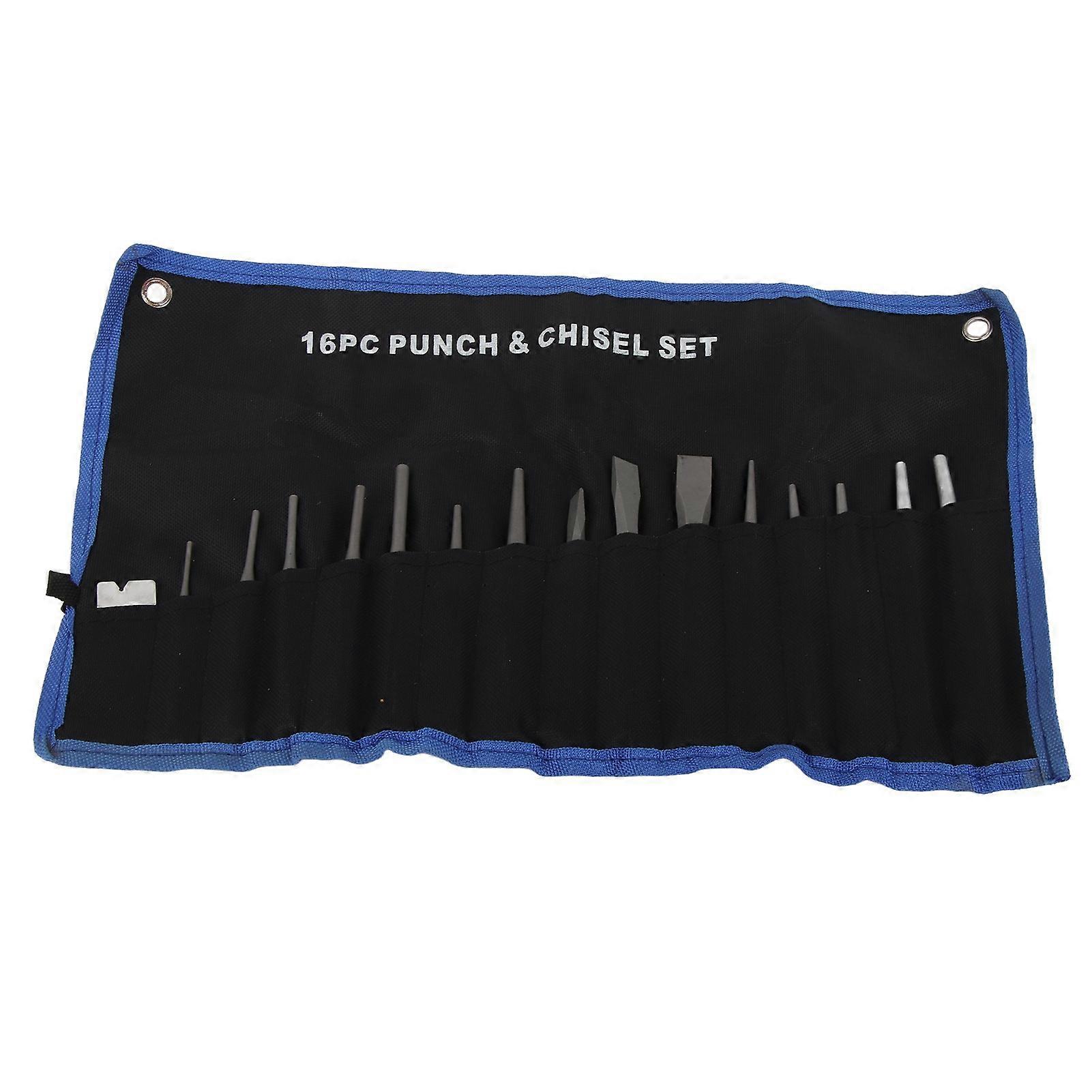 Durable punch and chisel set for industrial maintenance