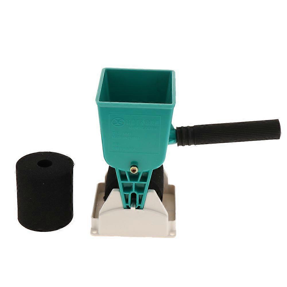 draagbare handleiding 3inch roller glue machine flow instelbaar