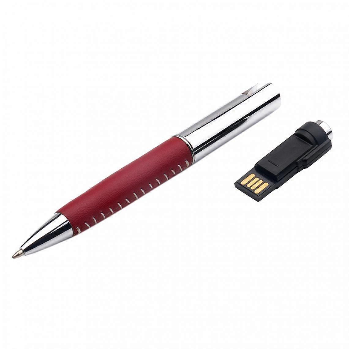 red ballpoint pen model usb 2.0 flash drive memory u disk for laptop 16gb