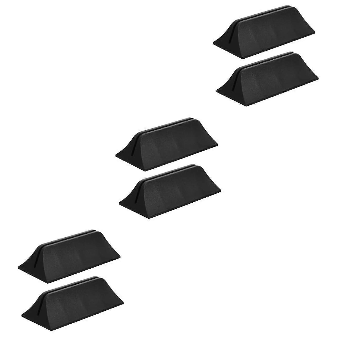 Desk Divider Clamps 6Pcs Plastic Table Partition Support Clips For Office Panels And Workspace Easy Installation