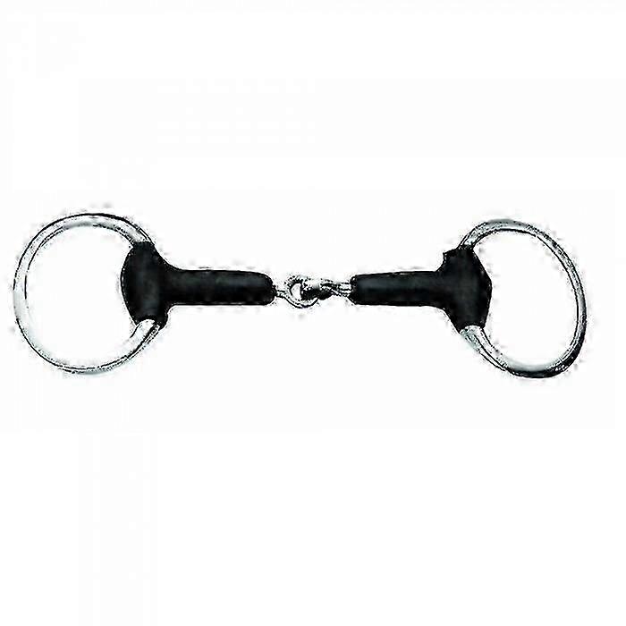 Soft Rubber Jointed Eggbutt Snaffle Bit