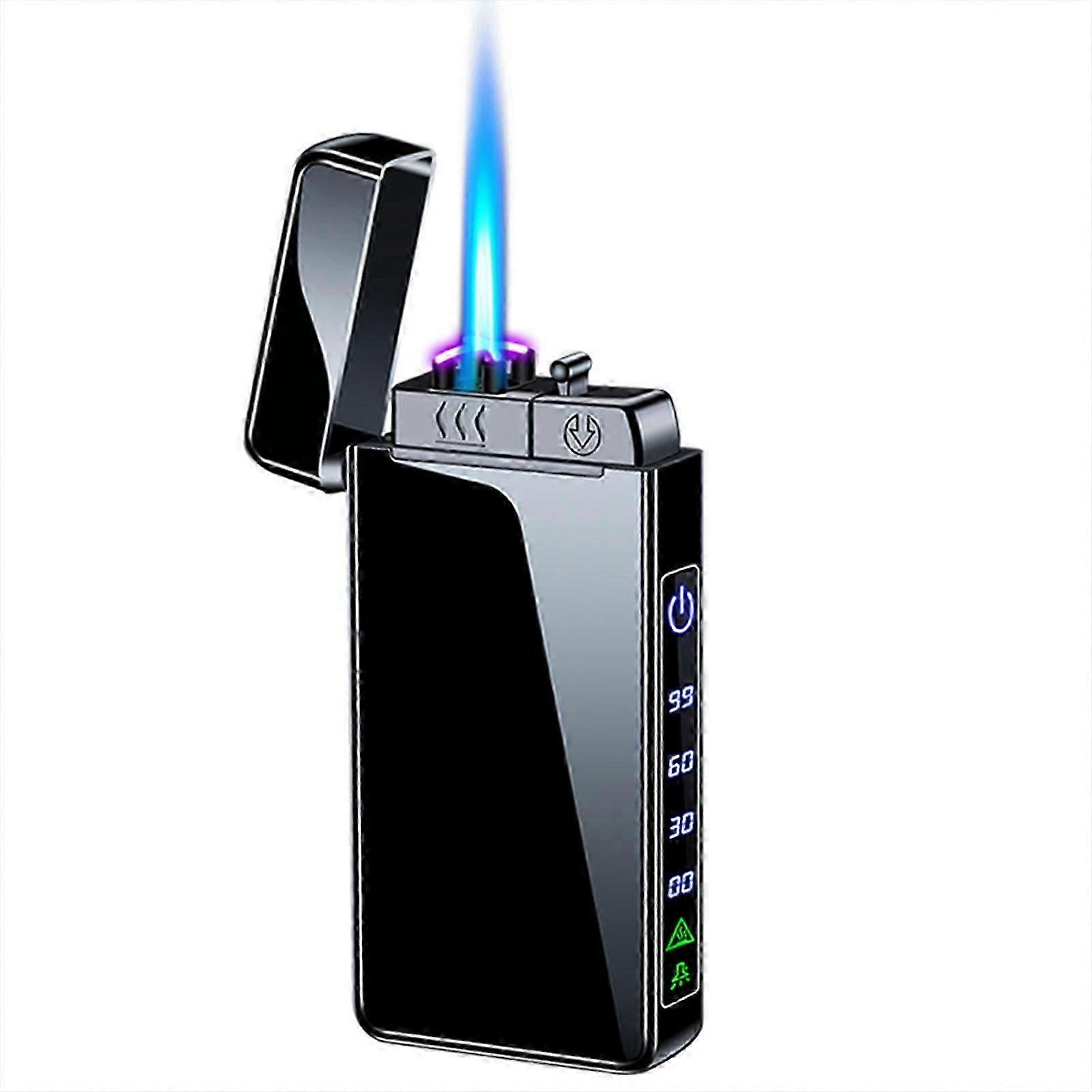 Rechargeable Electronic Lighter With Digital Display Present For Dad