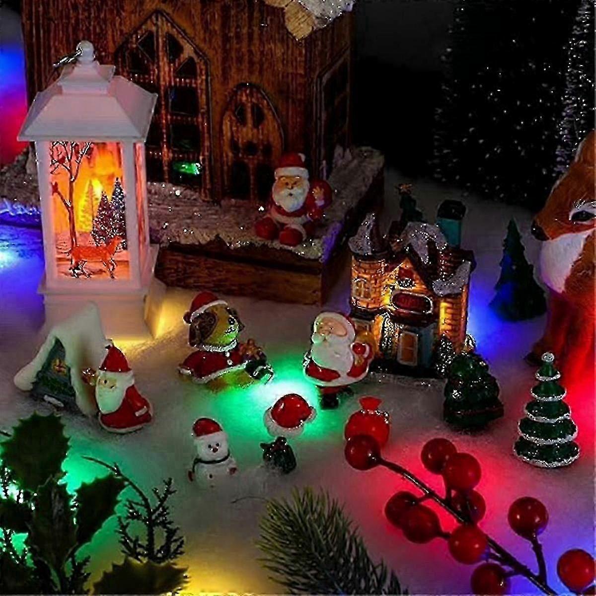 For 2 Pcs Christmas Snow Blanket With Lights Lighted Snow Table Runner Snow Decoration Illuminated Blan