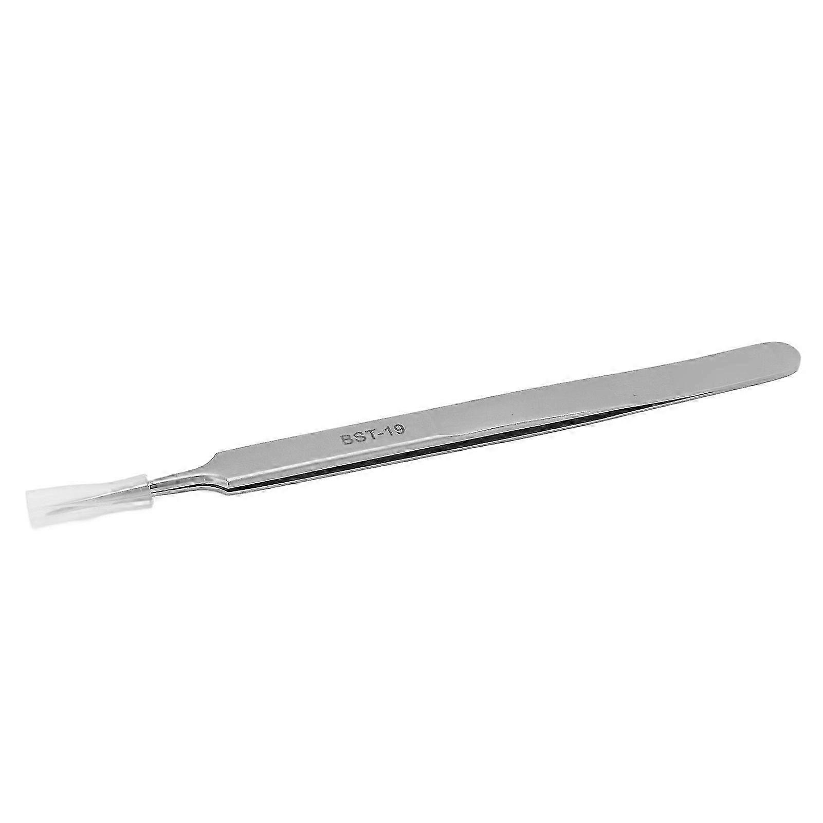 BST19 Stainless Steel Anti Magnetic Precision Tweezers with Super Fine Point Thin Tapered Sharp TipsHwy
