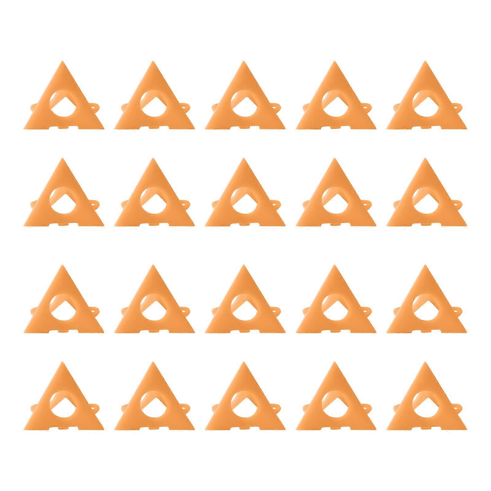Multiple Use ABS Paint Stand Rack Pyramid Structure For Woodworking Workshop Stability Lightweight Tool Storage Solution  champagne