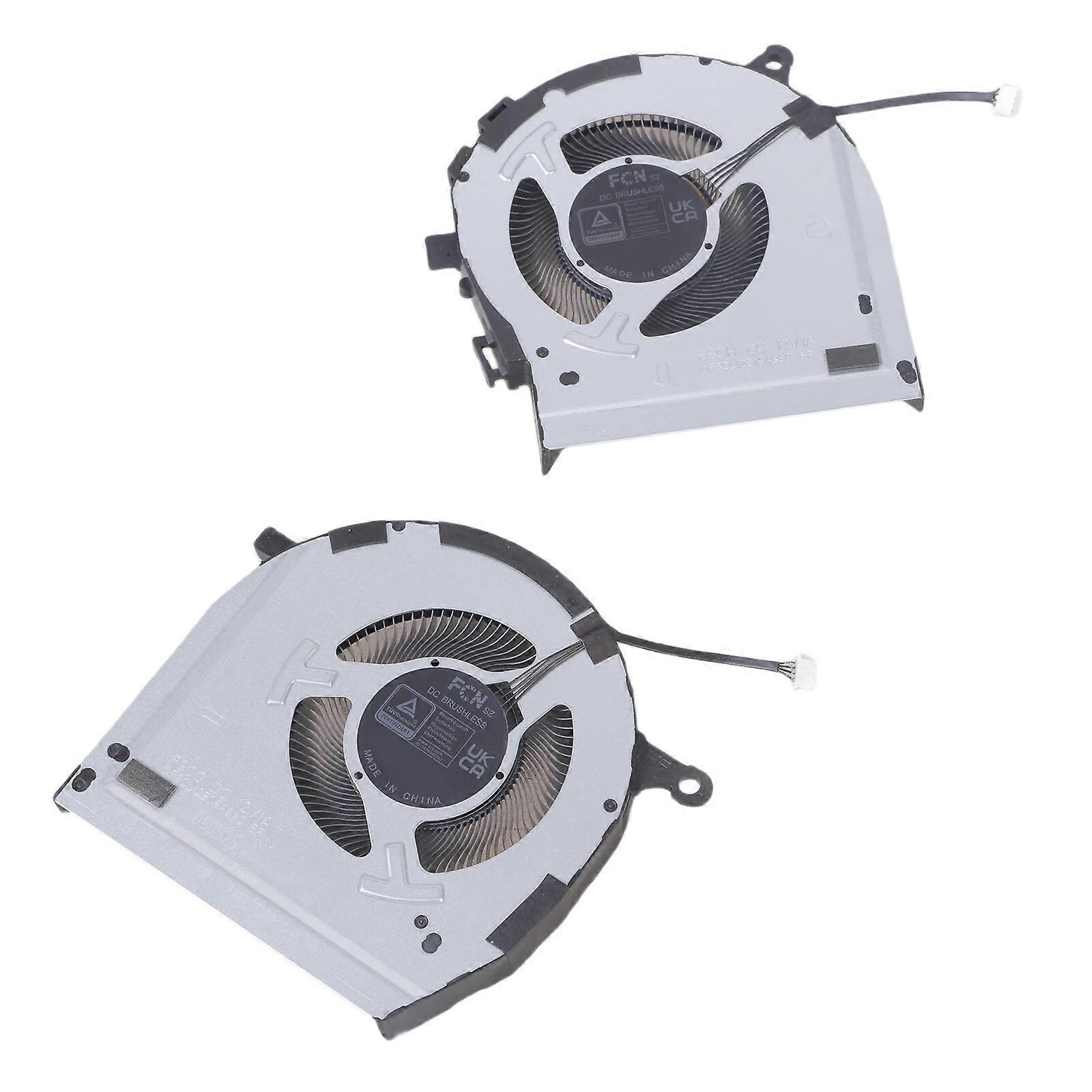 Original Replacement CPU Refrigerating Fan For 2024 Laptop Models Tall Execution 12V Metal Housing Quiet Action Multicolor