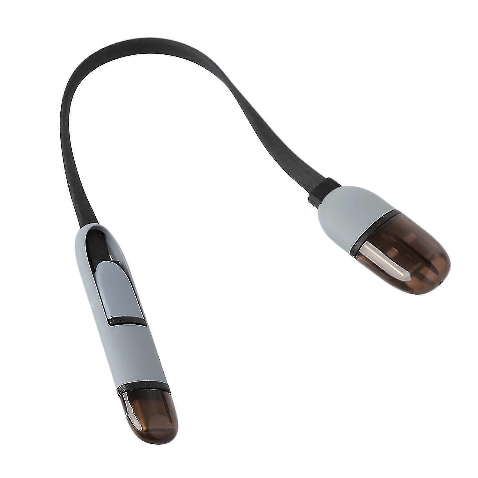 2-in-1 Usb 3.1 Type C+micro Usb Charge Data Tpe Flat Cable For Android Phone