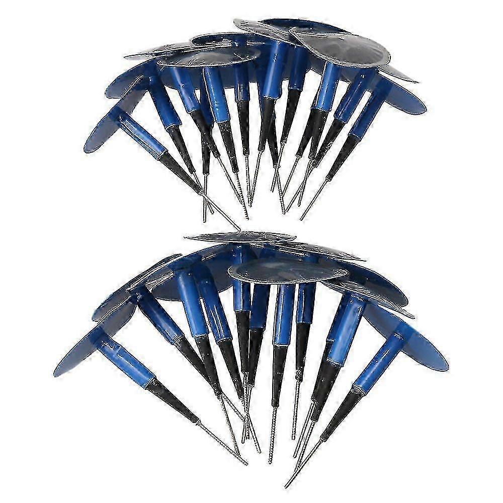 24pcs dekk punktering reparasjon kablet plugg sopp flekker for bil lastebil