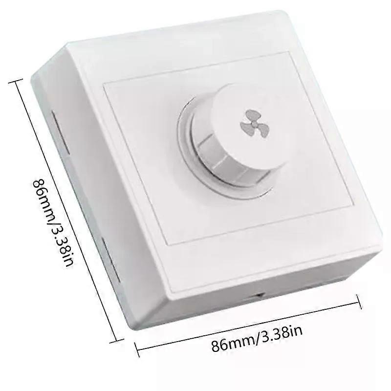 User Friendly Ceiling Fan Control Panel 86 Type Ceiling Fan Adjustment Stepless/Gear Change Speed Controller Switches