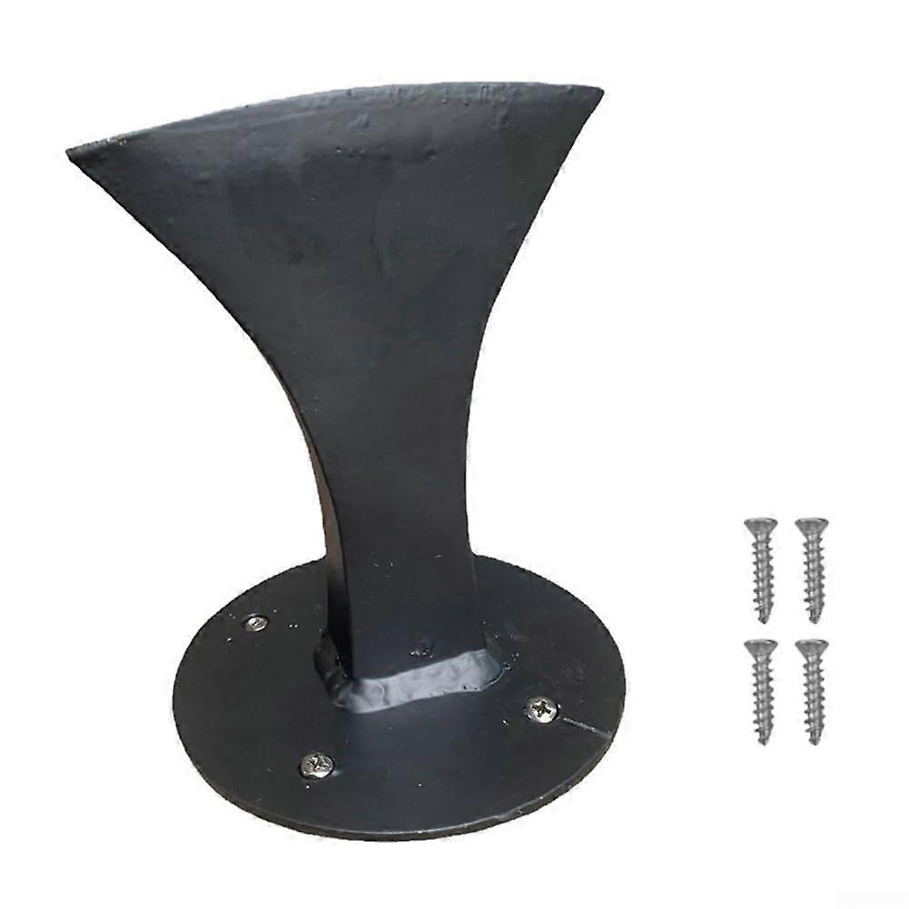 Compact Manual Log Splitter with Safe Blade Coating for Easy Wood Splitting using Hammer (Black)