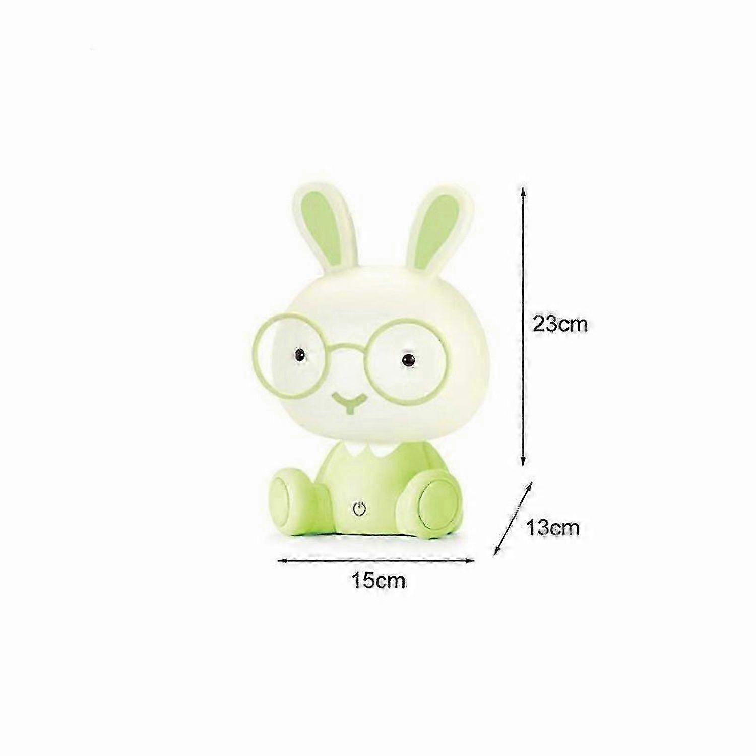 Unbrand 1pc LED Night Light for Children USB Rabbit Bedside Lamp Table Lamp Bedroom Living Room Chil