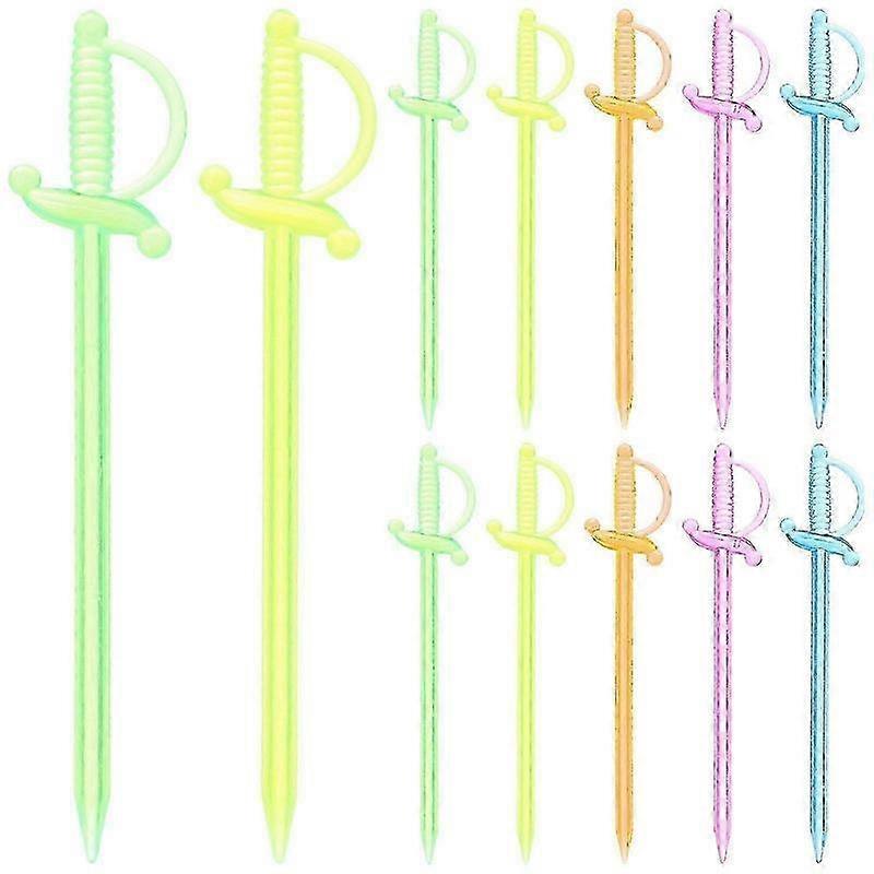 Plastic Cocktail Sword Picks 200pcs Party Appetizer Fruit Picks