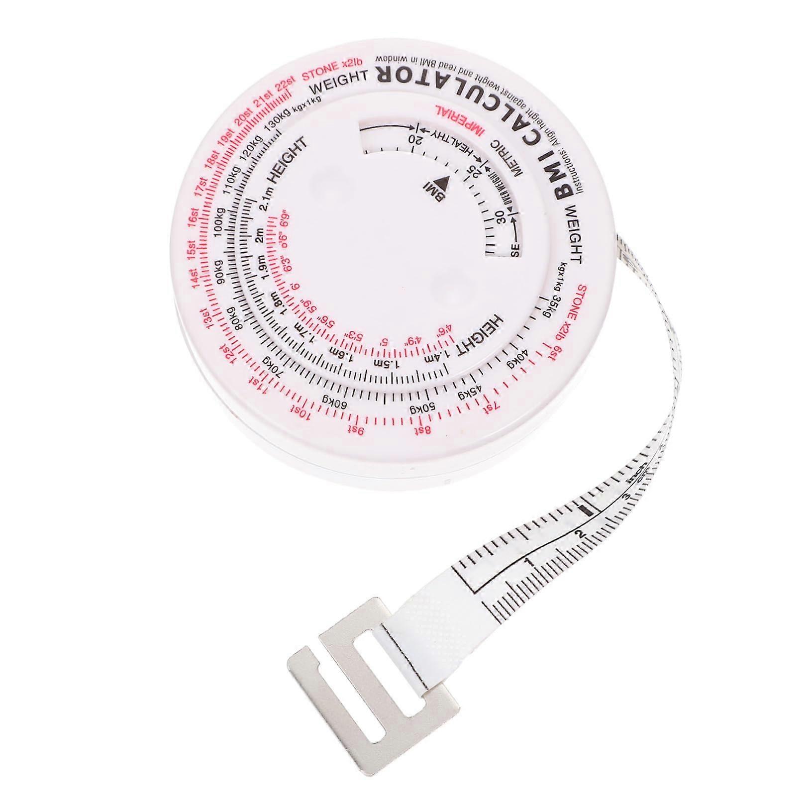 Tape Measure for Body Measurements Retractable Soft DualScale Waist Measuring Tool Lightweight