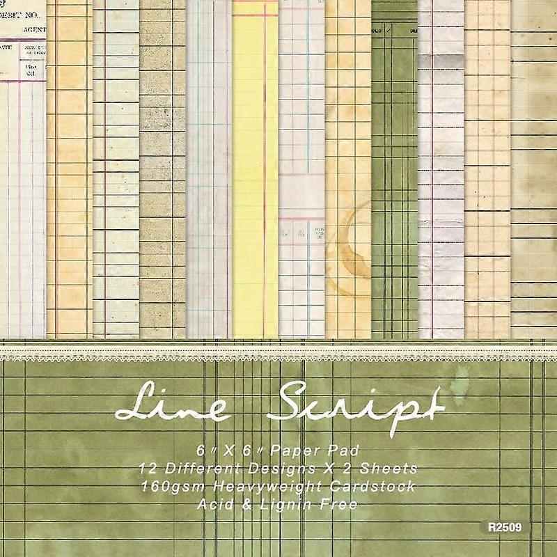 Plaid Scrapbook Background Paper Sheets for Card Making, DIY Crafts and Journaling