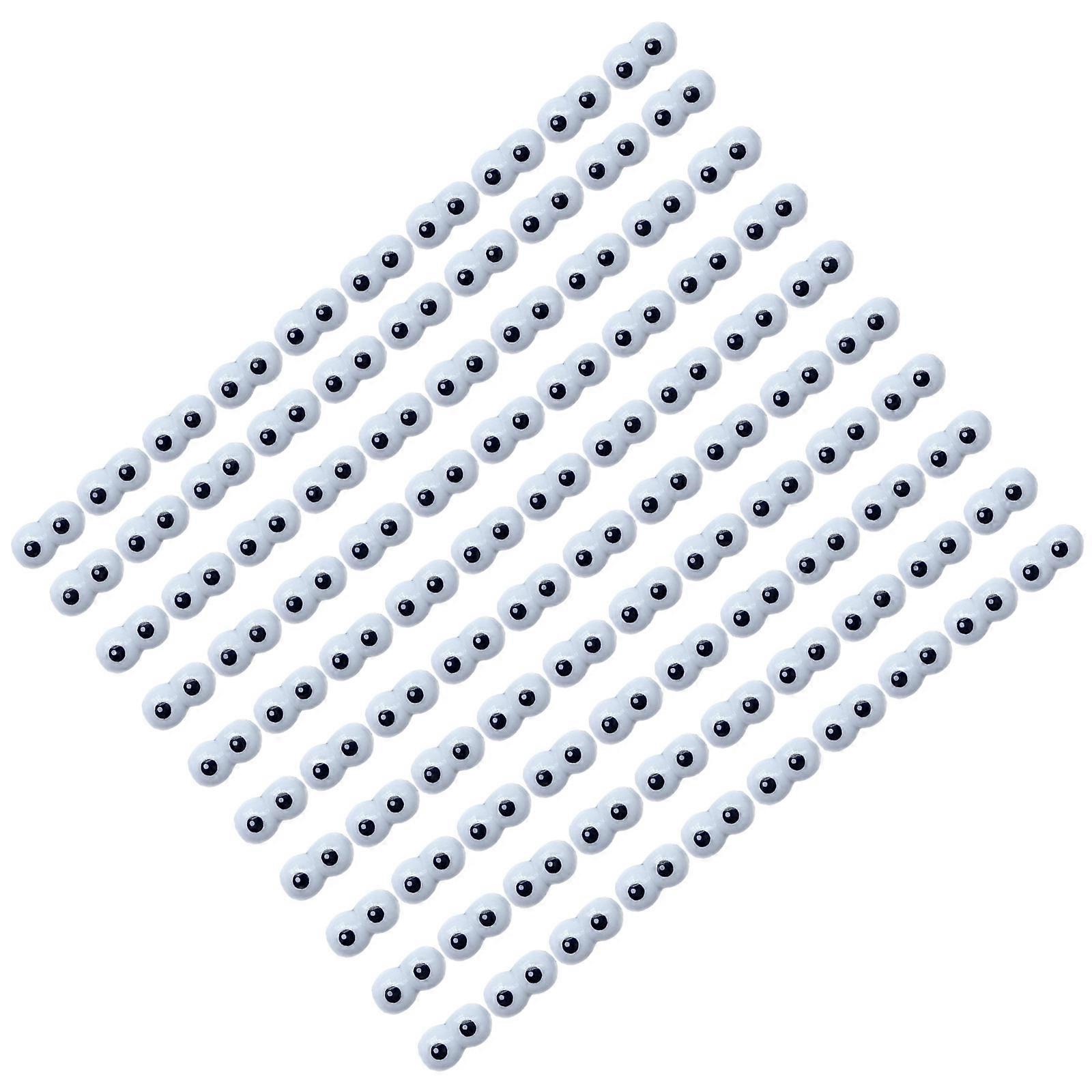 100pcs Practical Halloweens Eyeball Plastic Balloon to Enhances Your Party Ambiances With Stylish Decoration Daily Use Multicolor