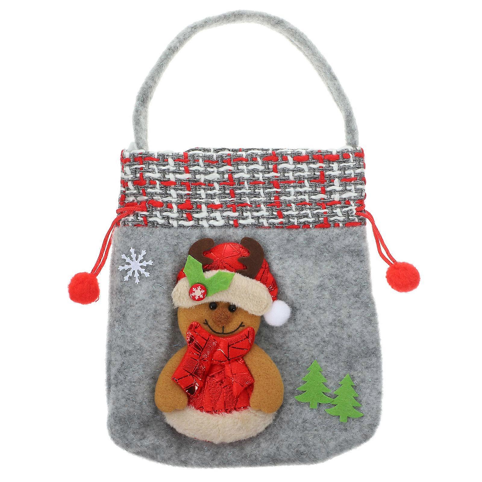 Portable Gift Bag Handheld Jewelry Storage Holder Multi Color Rectangular Design 1 Set