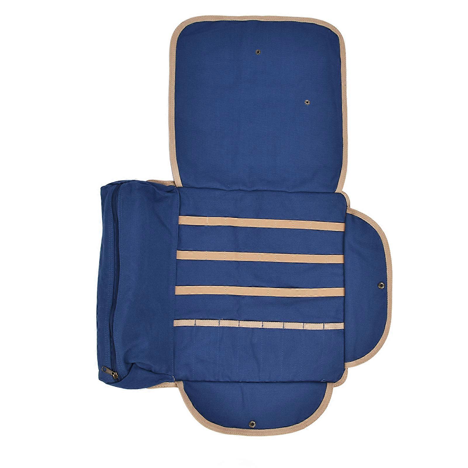 Bartender Kit Roll Bag Bartender Travel Bag with Shoulder Strap for Cocktail Making