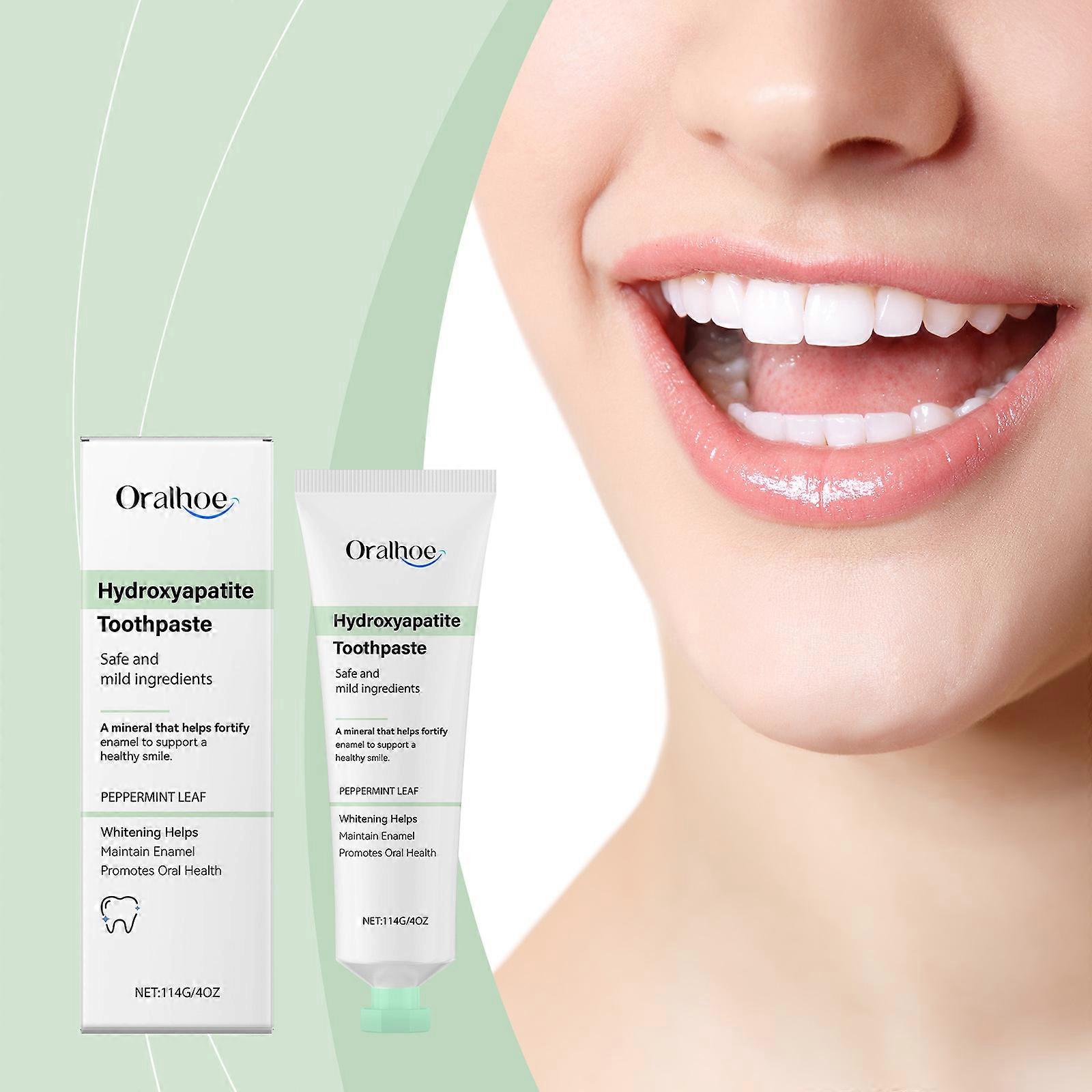 Oralhoe Mint Sparkling Toothpaste, Gently Cleans Stains Fresh Breath Mint Refreshing Toothpaste