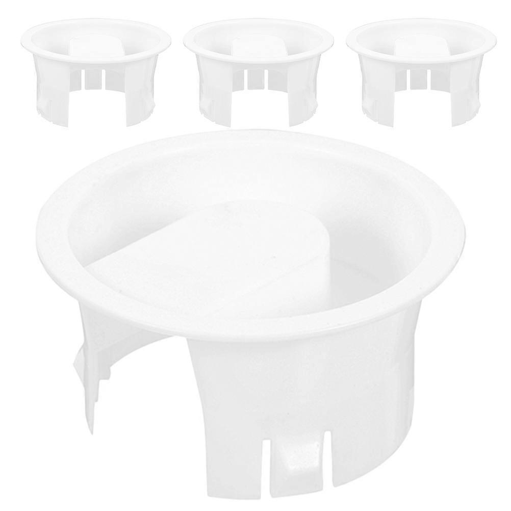 Water Pitcher Lid Replacement with Splashproof Seal 4Pcs White