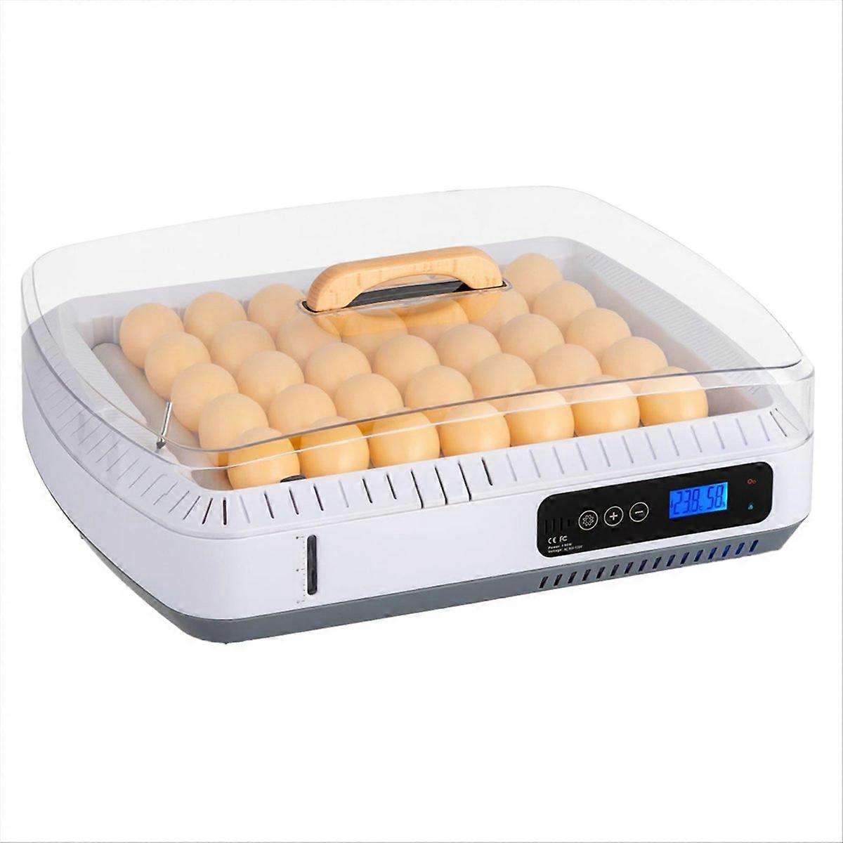 35 Chicken Incubator for Hatching Eggs Egg Incubators Water Level Automatic Egg Turning Temperature Humidity UK Plug