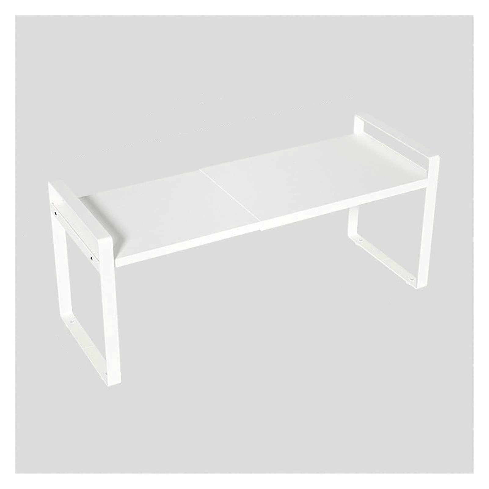 Microwave Oven Stand with Adjustable Length, 5 Tier Kitchen Counter Shelf Storage Rack