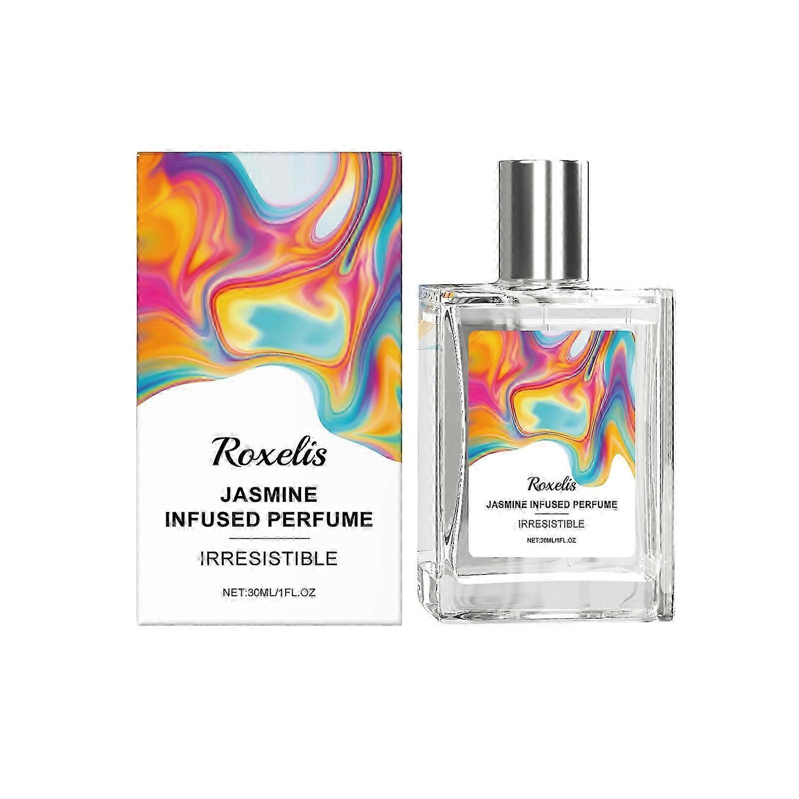 Roxelis Jasmine Fresh Perfume Natural Fragrance Elegant And Charming Ladies Portable Niche Perfume