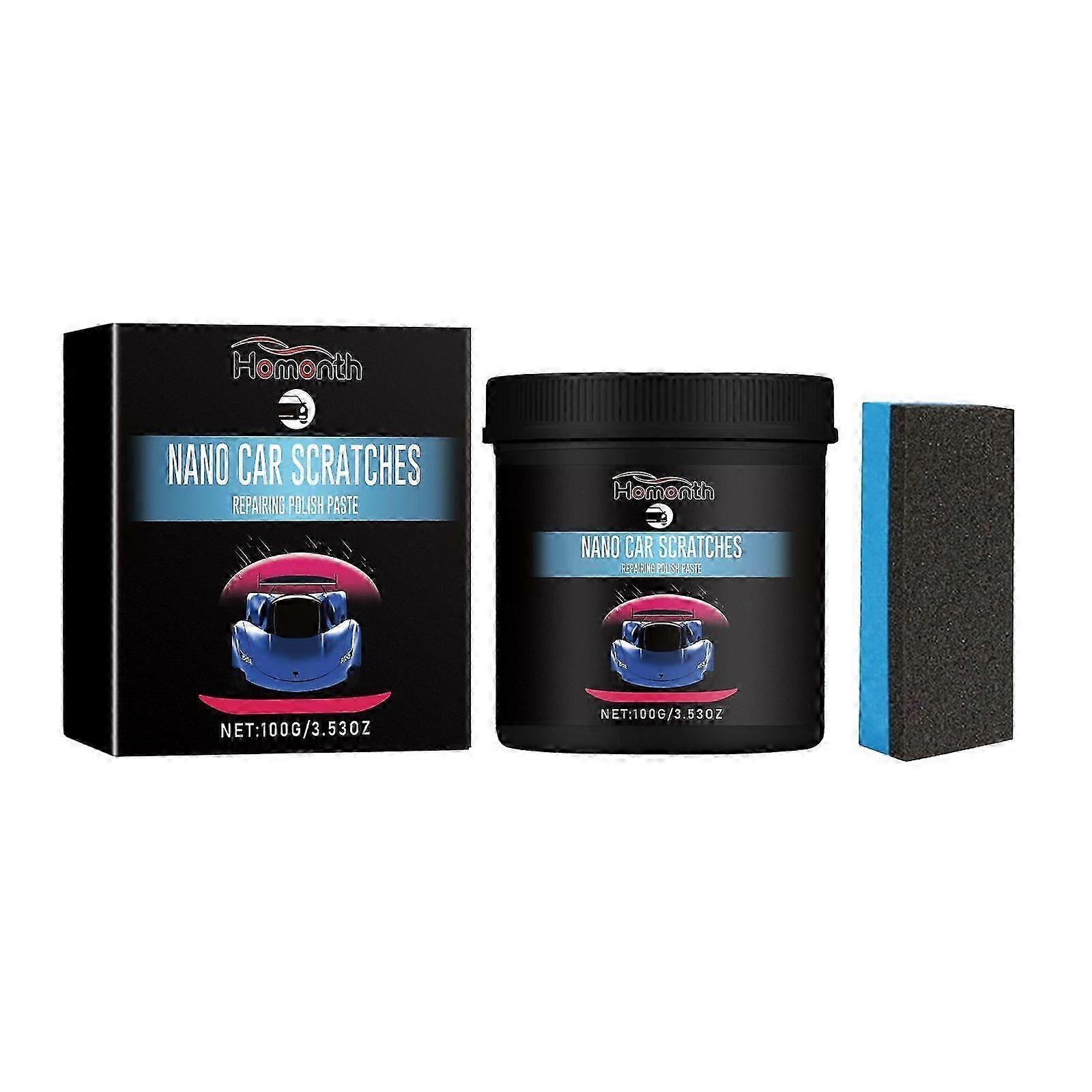 Nano Car Scratch Repair Polish Paste  Quick  Easy Automotive Paint Scratch Remover with Protective Ceramic Coating, Restores Shine  Luster, Safe fo