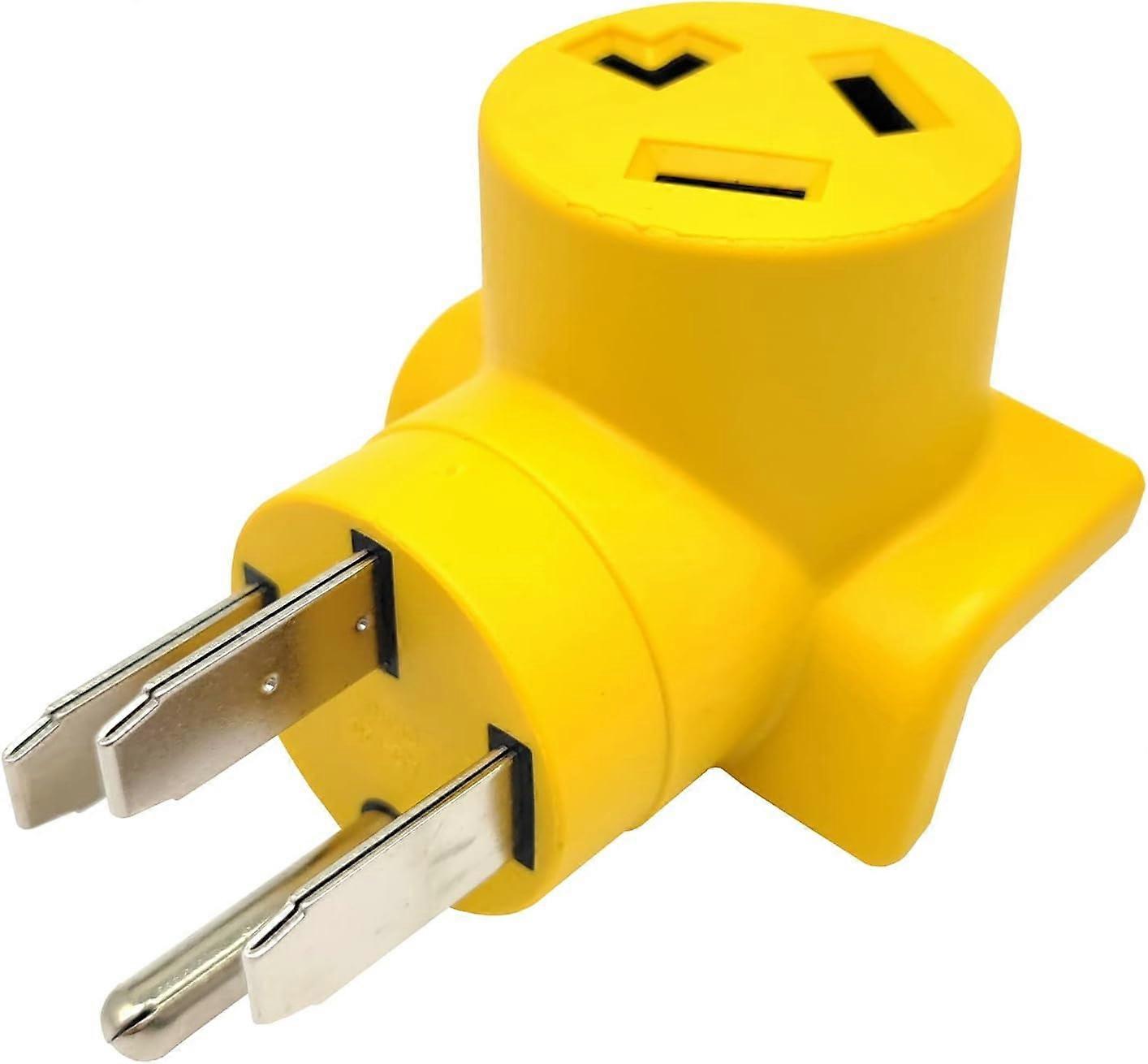 62855 14-50P to 10-30R One Piece Compact Adapter RV to Dryer Adaptor Output 30amp 250Volt