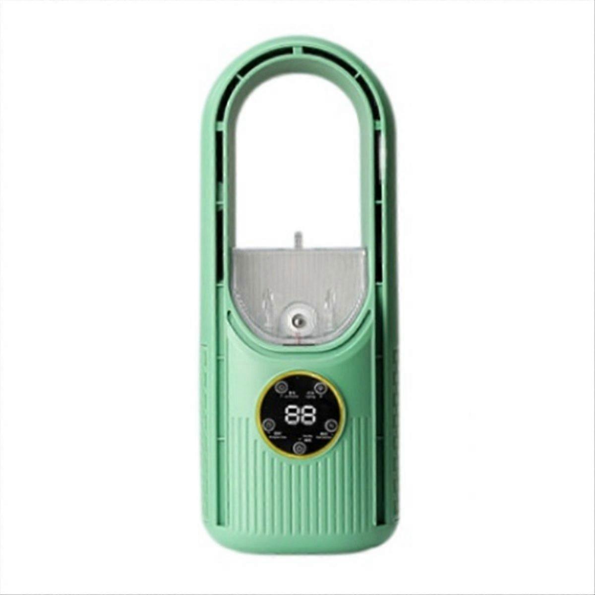 Portable Electric Air Cooler Leafless Fan 6 Speed Silent Timer