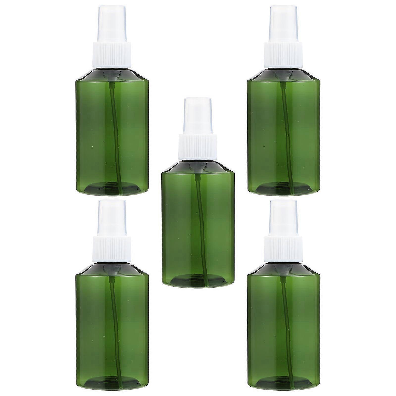 5pcs Small Refillable Spray Bottles Fine Mist Plastic Travel Size for Liquids and Storage