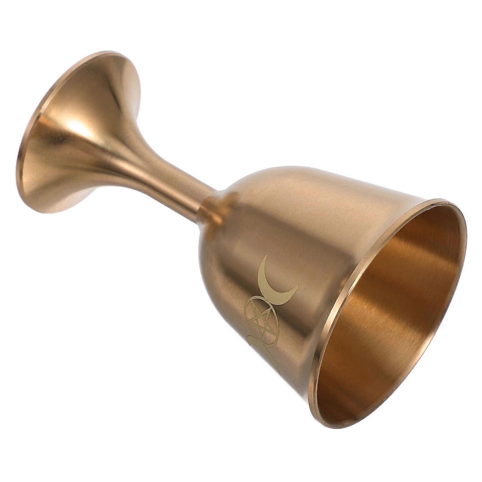 Brass Cup Copper Goblet for Decorative Use Elegant Vintage Design