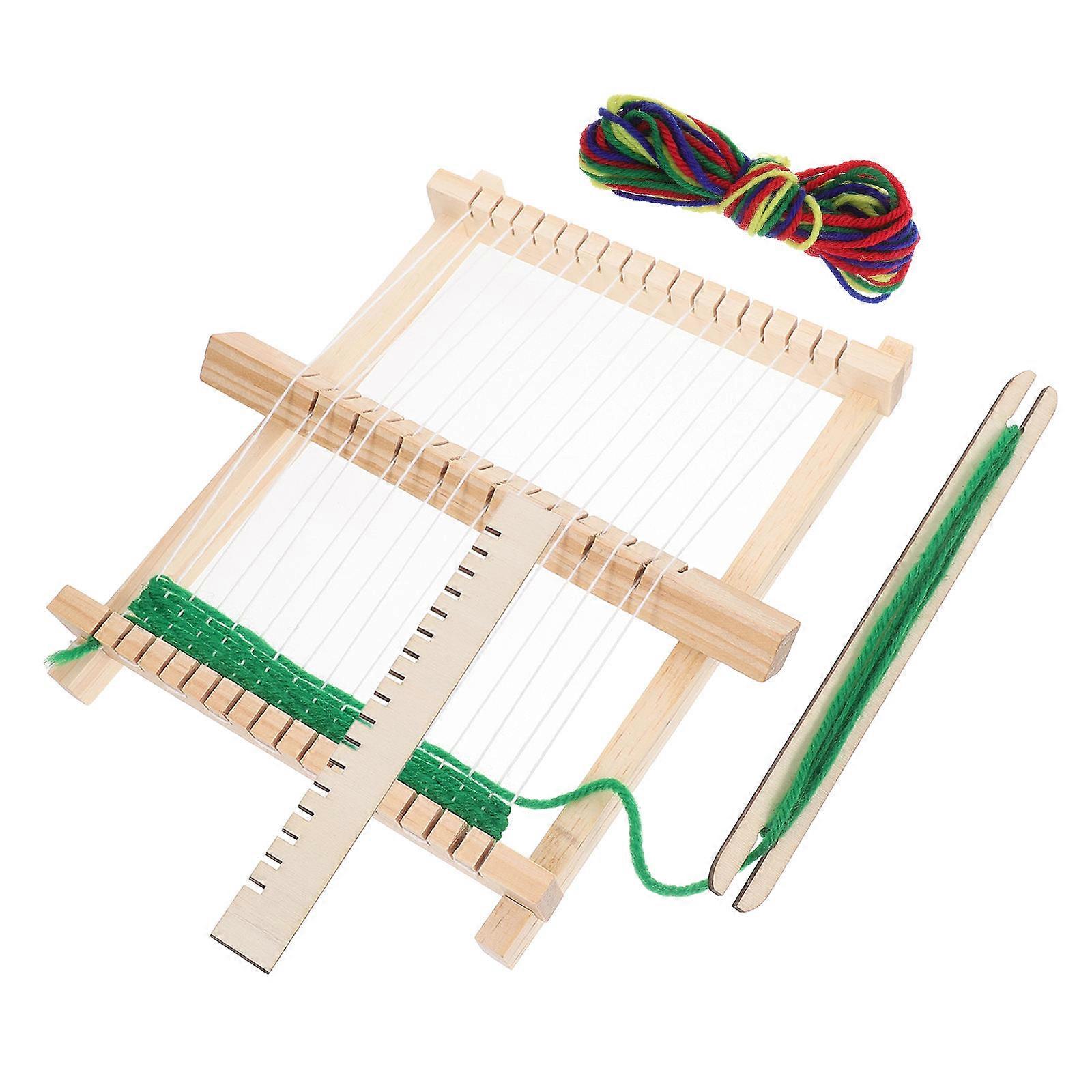 Knitting Loom DIY Wooden Frame Weaving Tool for Crafting 1Set