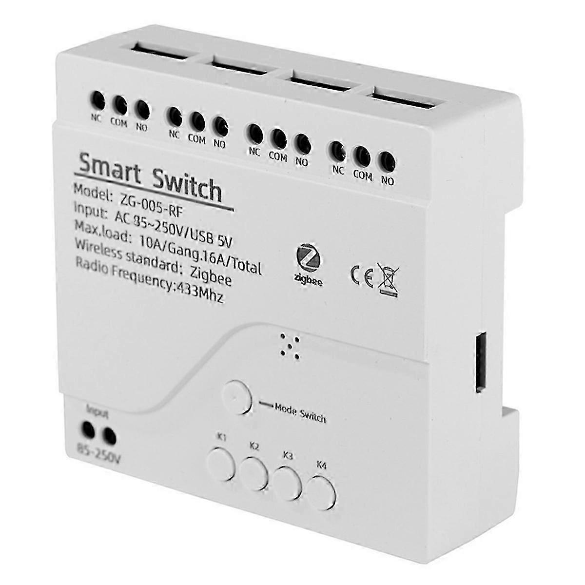 4 Channels Tuya ZigBee Smart Switch Module