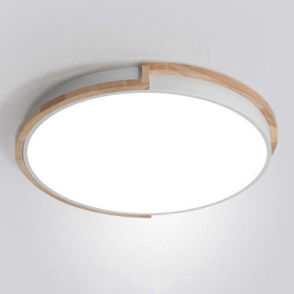 Dimmable LED Ceiling Light 43cm UltraThin Modern Lamp with ThreeColor Lighting for Bedroom Kitchen