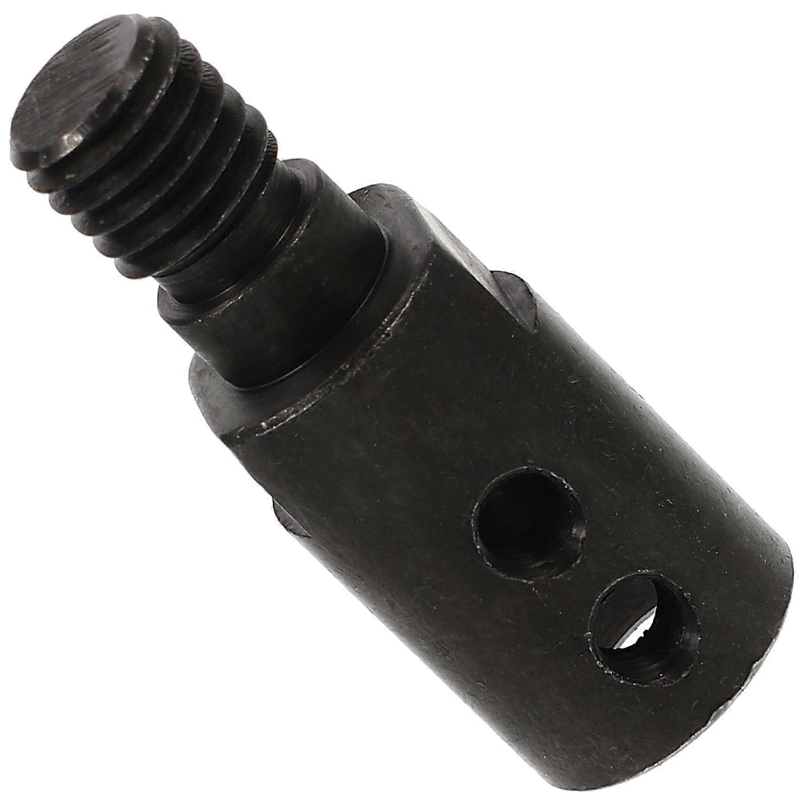 Black Steel Chuck Adapter for Grinding Use Durable and Flexible with 10mm Hole Diameter