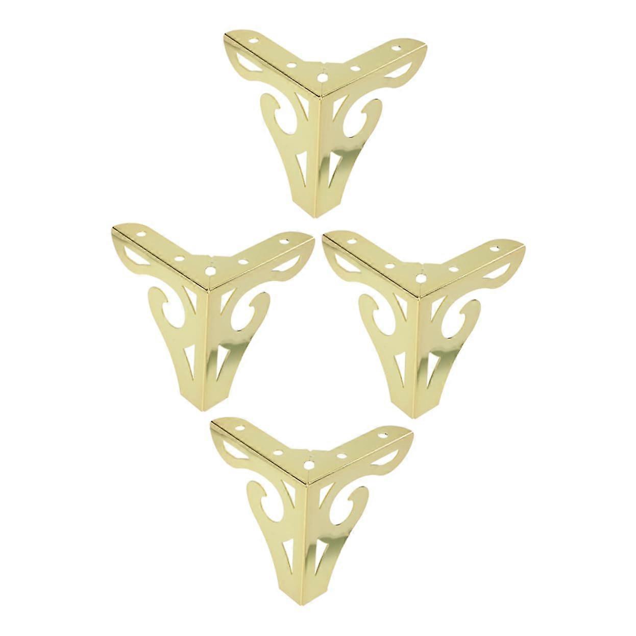 4pcs Heavy Duty Metal Furniture Legs for Sofa and Table, Classic Cone Shape, Easy Installation