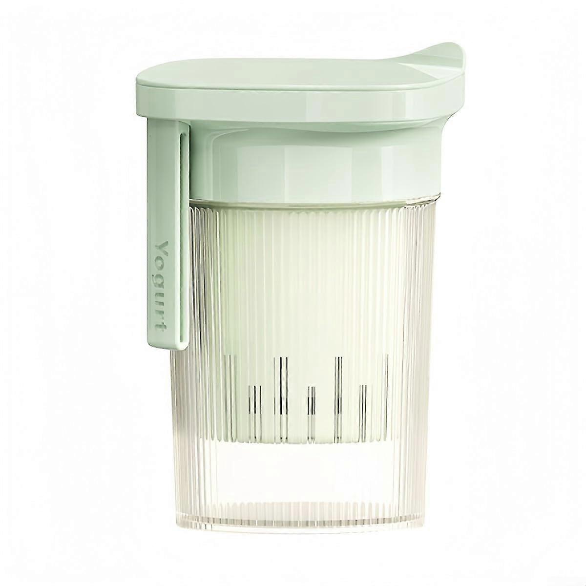 Greek Yogurt Maker with Strainer for Homemade Yogurt and Cheese, Easy Clean Compact Blue Design