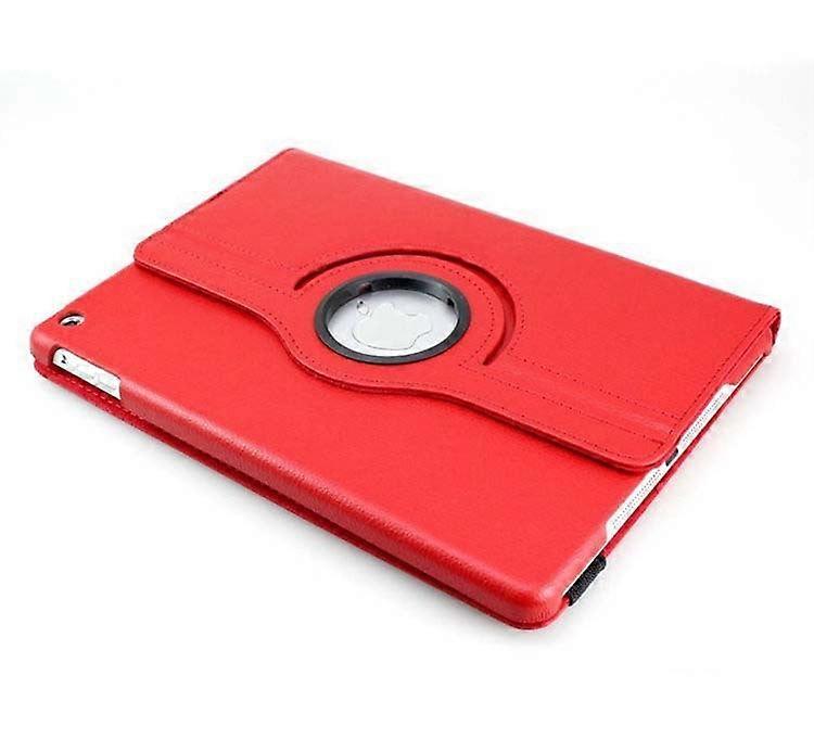 Stylish Case For Ipad 2019 Mini 5/mini 4 Red Lychee Texture Rotating Leather