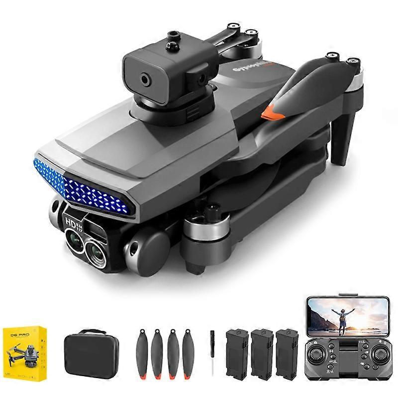 DLRC D6 PRO Dual Camera Brushless Motor Aerial Drone 5-way Obstacle Avoidance RC Quadcopter (Optical