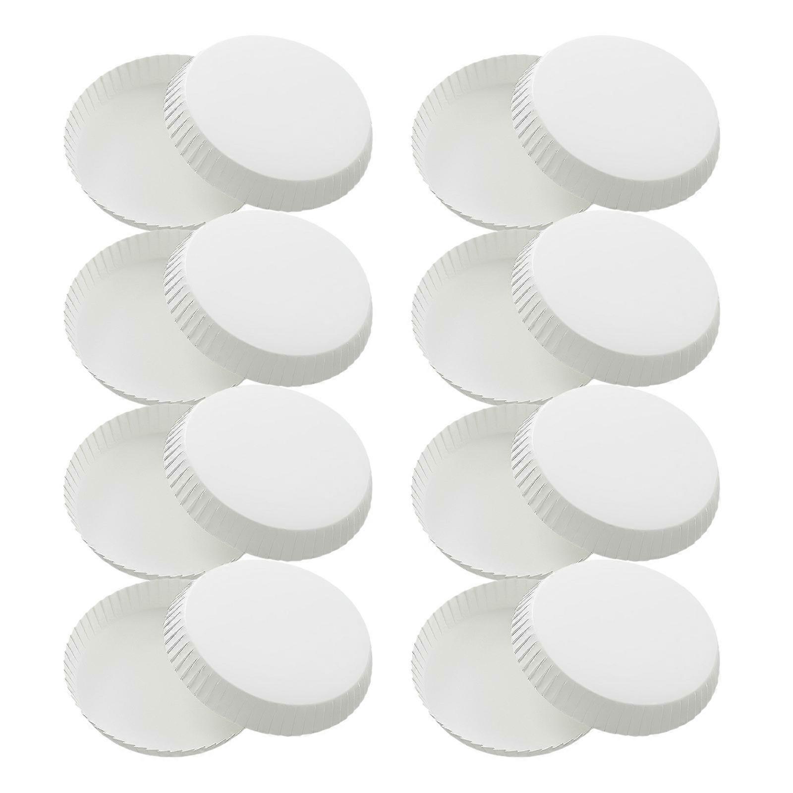 Paper Cup Caps Stackable Paper Cup Lids for Home Use 150Pcs White Covers