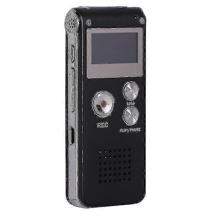 25-26 32gb Recorder Usb Rechargeable, With Multi-function Digital Audio And Mp3 Player(black)