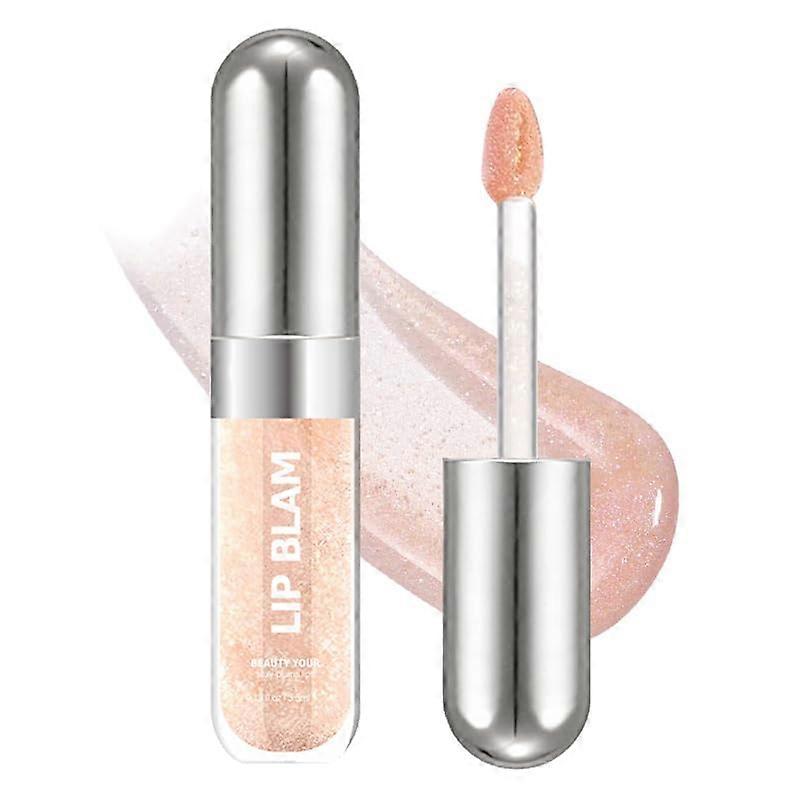 Plumping Lip Gloss with  Shine and Deep Hydration, NonSticky Moisturizing Lip Oil 01#