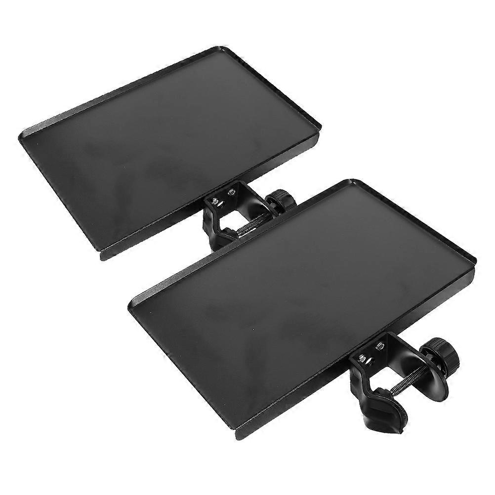 2Pcs Microphone Mic Rack Stand Tray for Live Broadcast Use