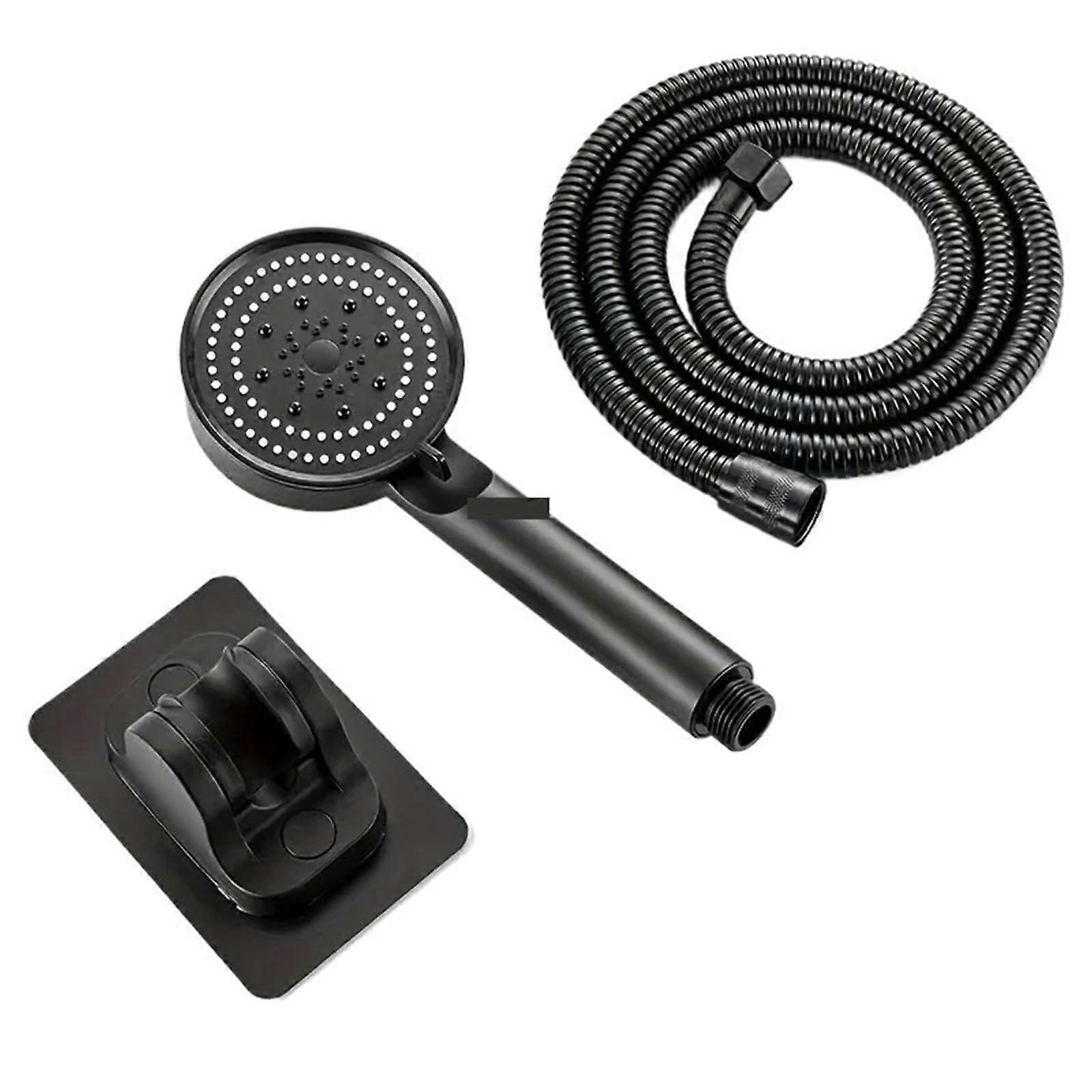 Handheld  Pressure Shower Head with Hose, 5 Adjustable Modes, Water Saving Stop Button