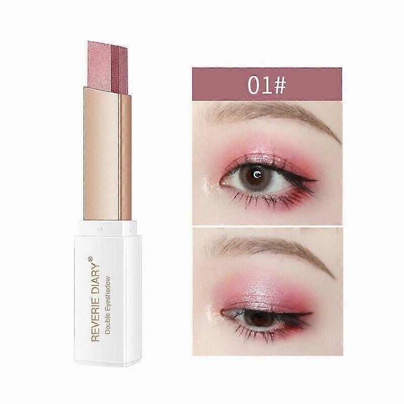 two-tone Eyeshadow Stick Double Colour Eye Shadow Stick Glitter Shimmer