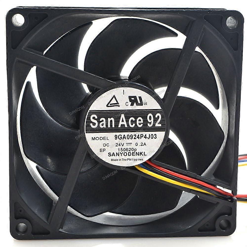 92 24V 9025 9cm 4Wire Computer Cooling Fan  Performance Low Noise