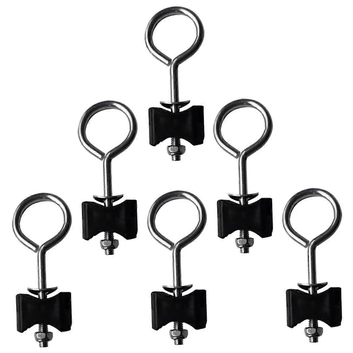 6pcs Galvanized Steel Trampoline Screws for Secure Installation and Safe Enclosure Replacement