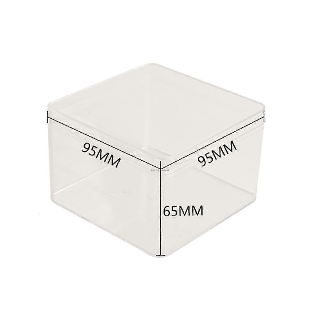 Dessert Container Cake Box for Food Use 10Pcs Clear Plastic Cake Boxes